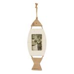 Paris Prix Cadre Suspendu 1 Photo  Poisson  10x15cm Blanc & Beige