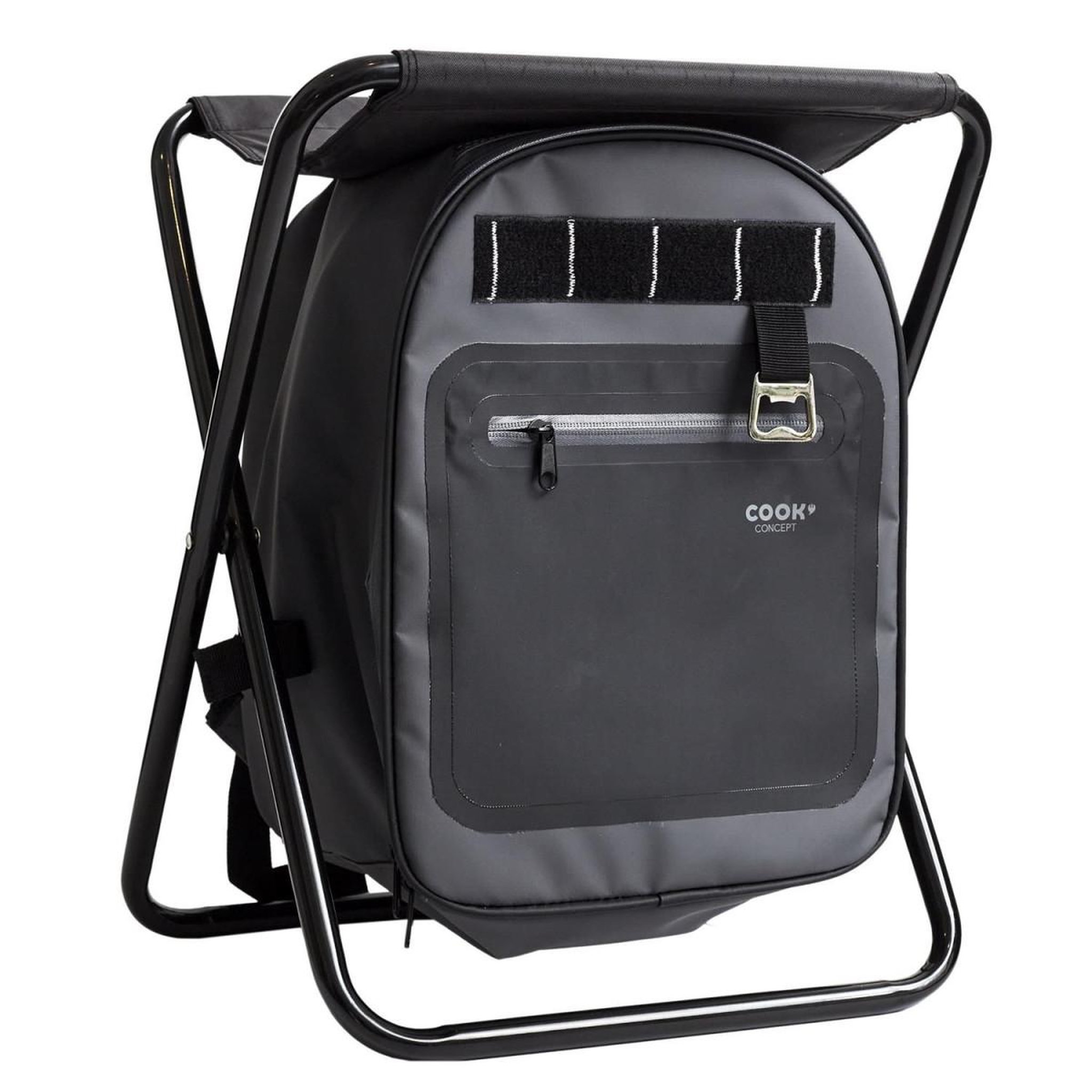 Voir la diapositive 1 : COOK CONCEPT Sac à dos avec assise  fraîcheur  38cm noir