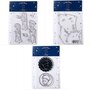  8 Tampons transparents Le Petit Prince Etoiles + Astéroïd + Portraits