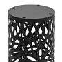 Voir la diapositive 4 : VIDAXL Porte parapluie Feuilles Acier Noir
