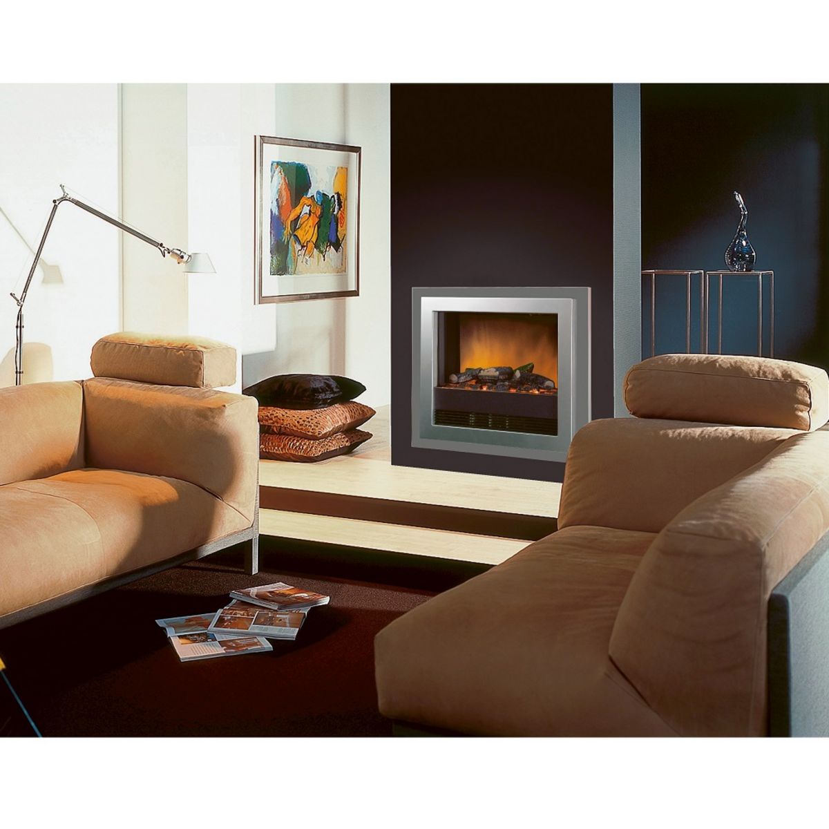 GLEN DIMPLEX Cheminée électrique 2000W - Bizet Noire 