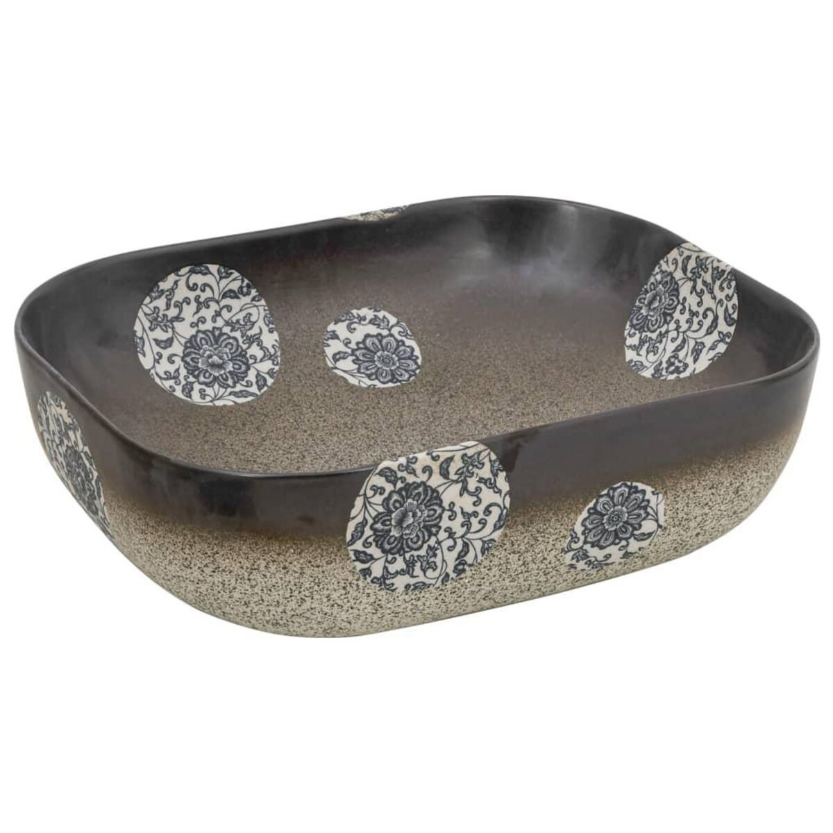 VIDAXL Vasque a poser multicolore rectangulaire ceramique