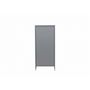 Voir la diapositive 6 : Paris Prix Vaisselier Design en Métal  La Paz  160cm Gris Clair