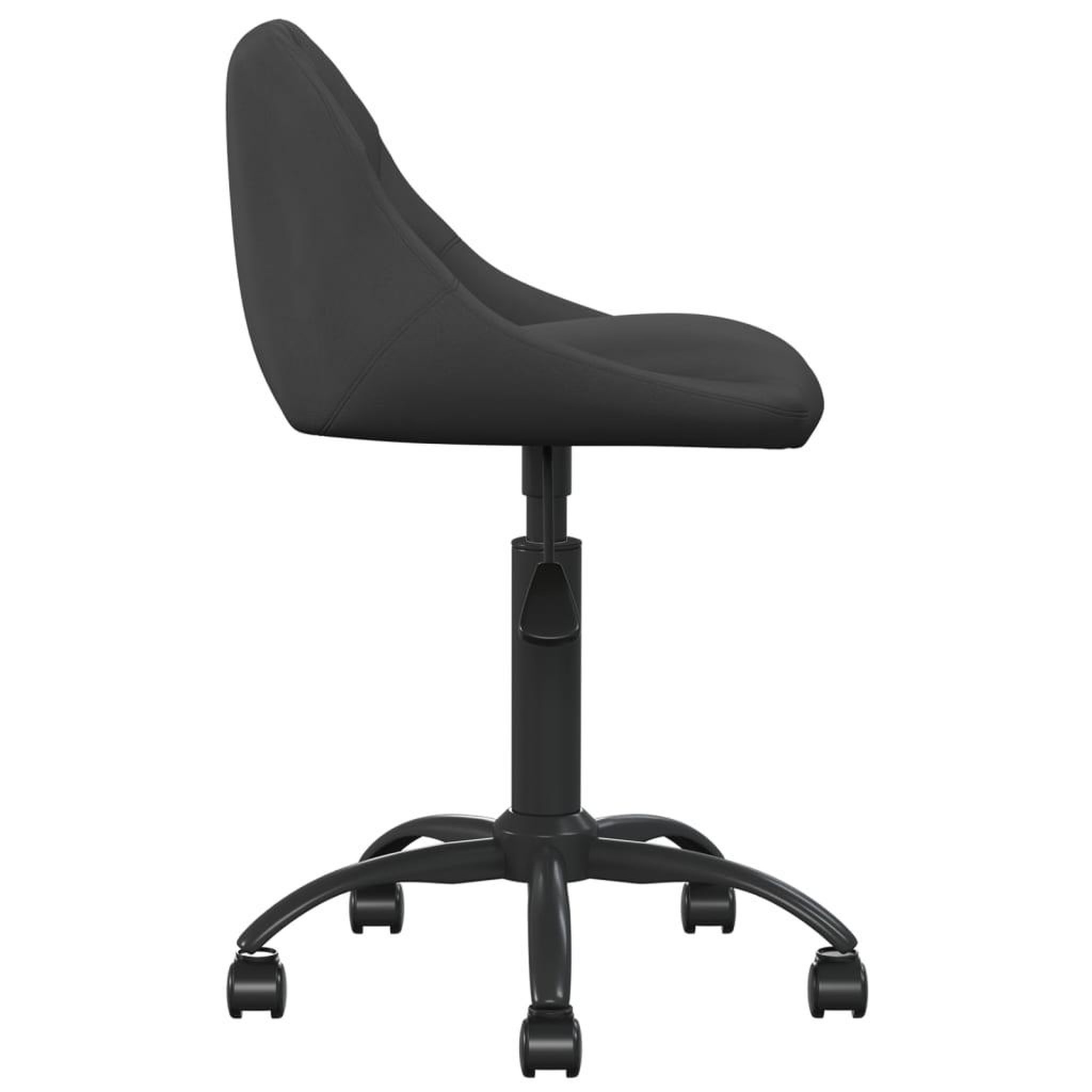 Voir la diapositive 3 : VIDAXL Chaise de bureau Noir Velours