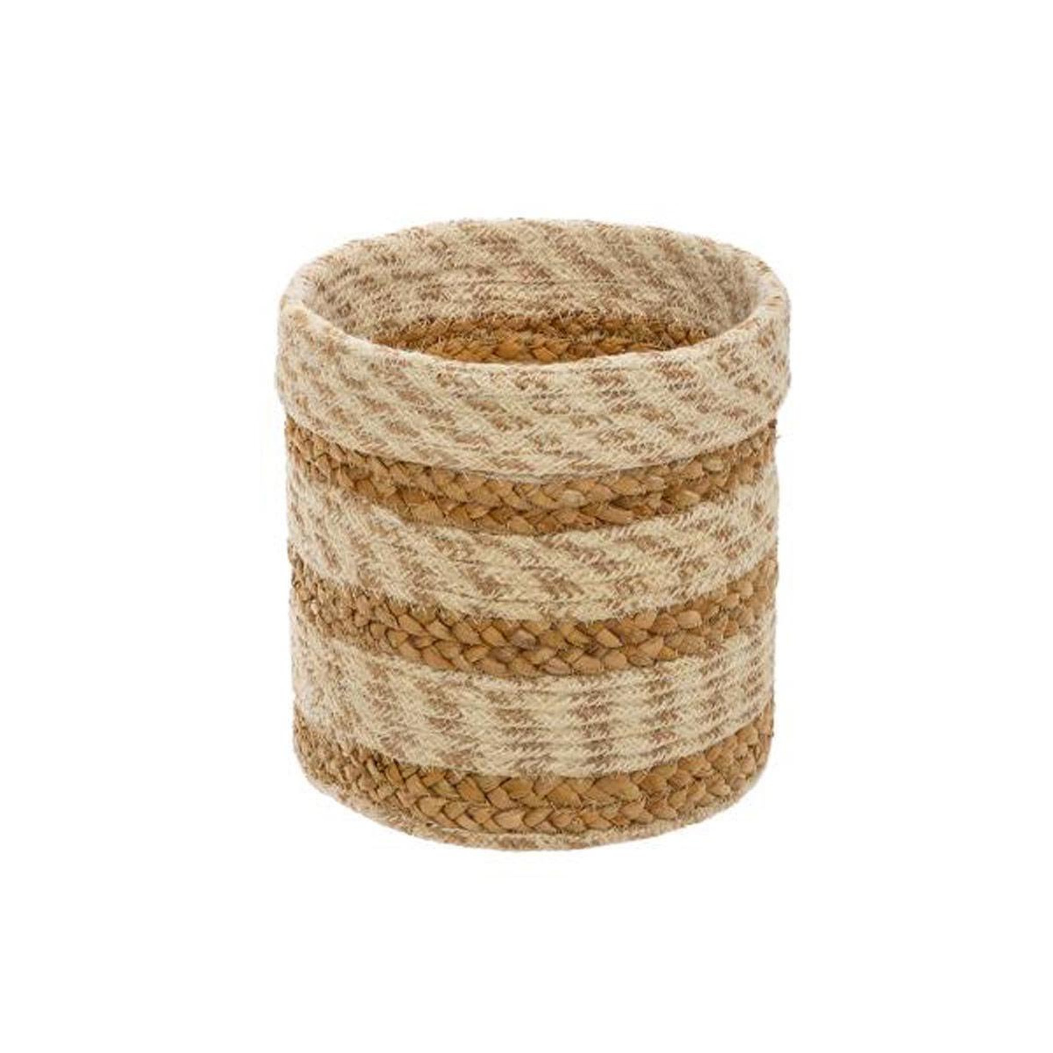Voir la diapositive 3 : ATMOSPHERA Lot de 4 Paniers en Jute  Seagrass  28cm Naturel
