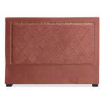 Paris Prix Tête de Lit Design en Velours  Sofia  160cm Rose