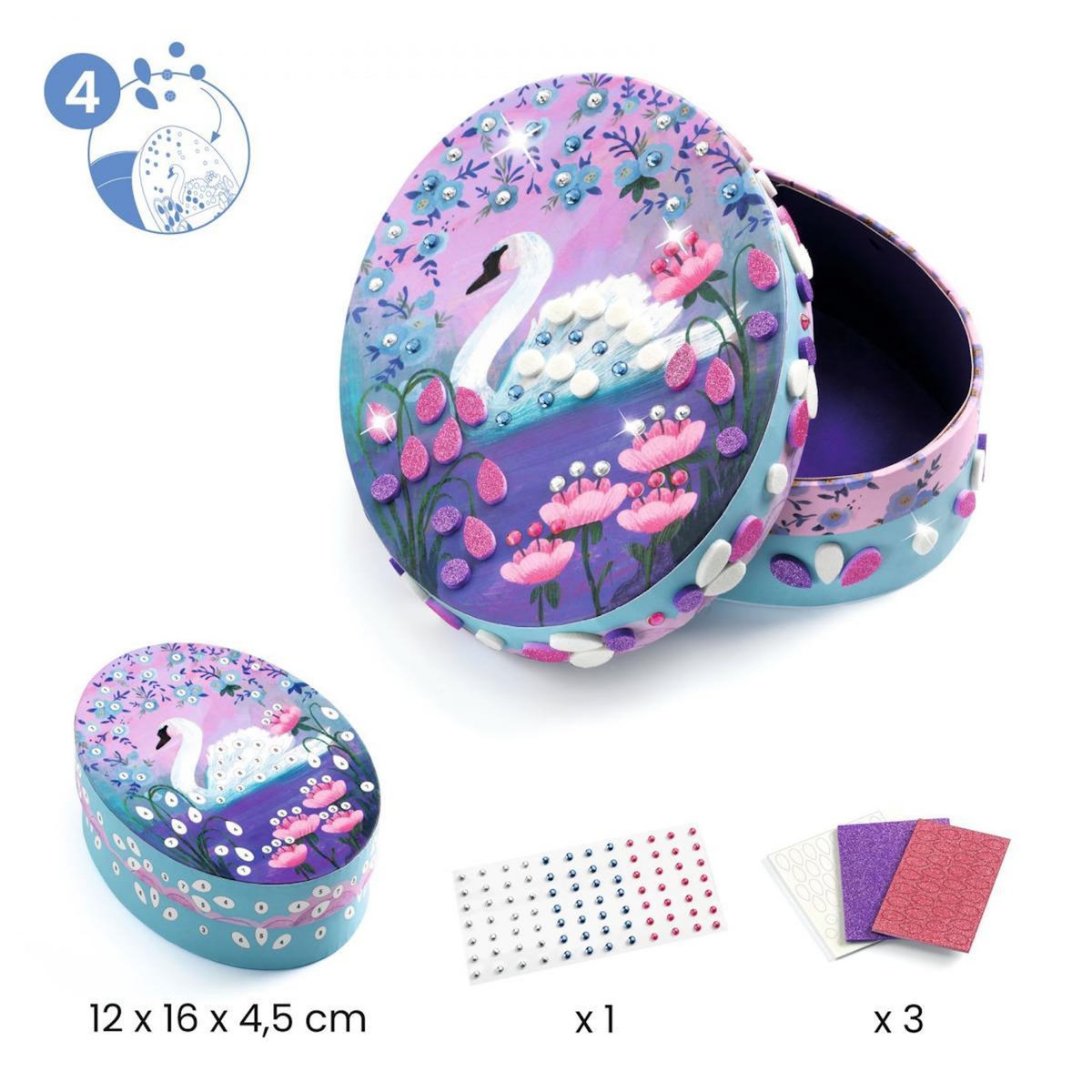 Djeco Nymphea coffret multi activites collage