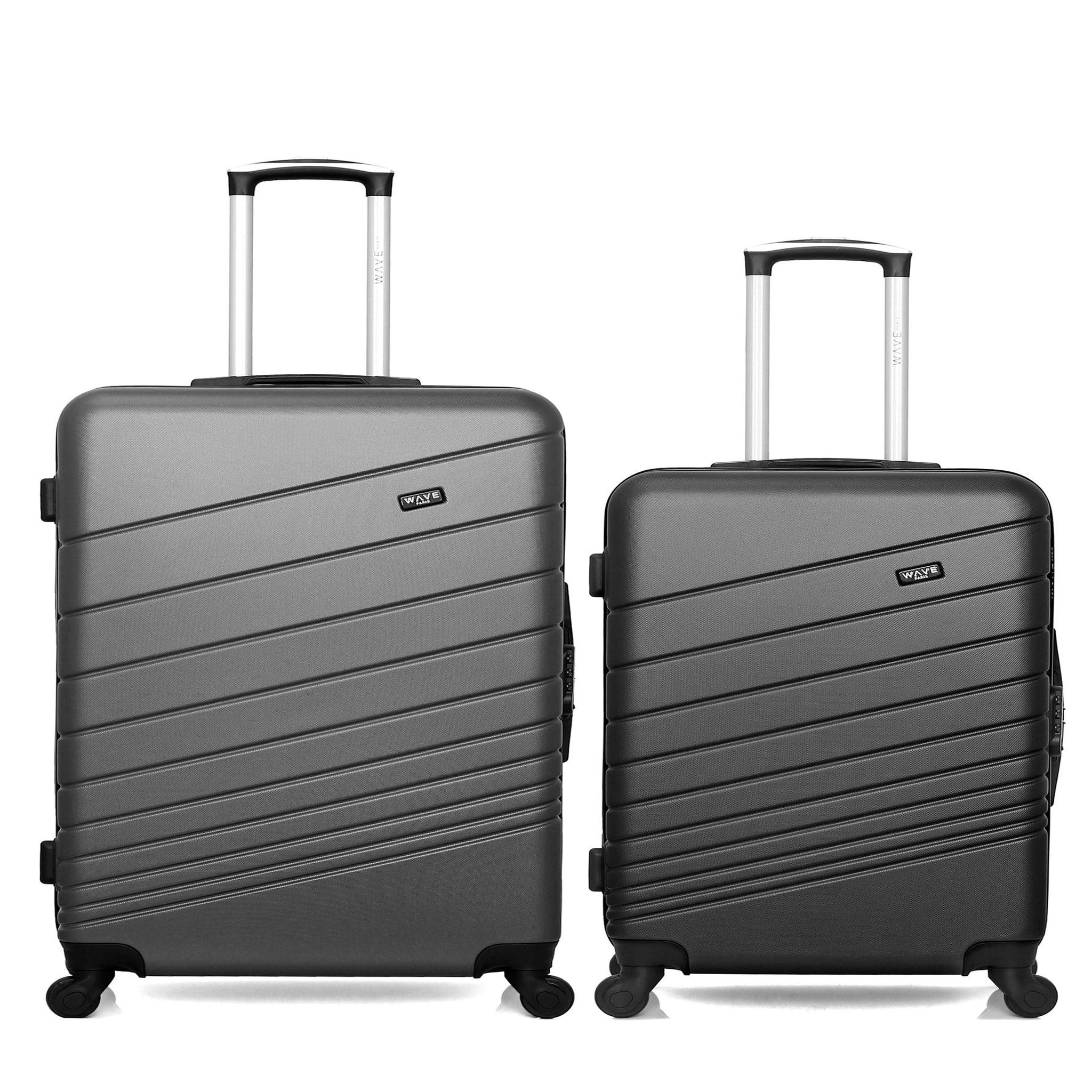WAVE PARIS Lot de 2 - valises grand format et weekend tigre