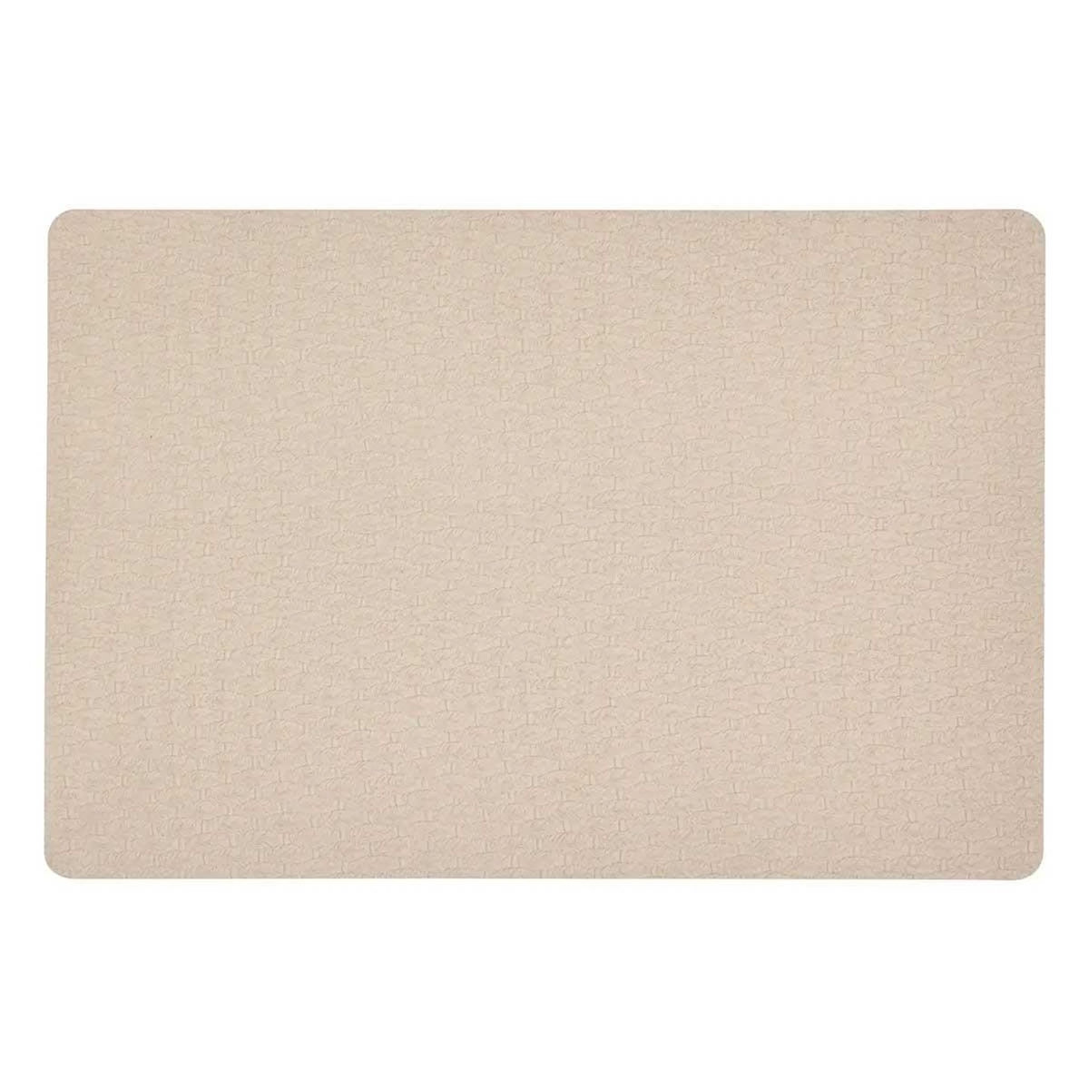 SECRET DE GOURMET Set de Table Uni  Ely  33x49cm Beige