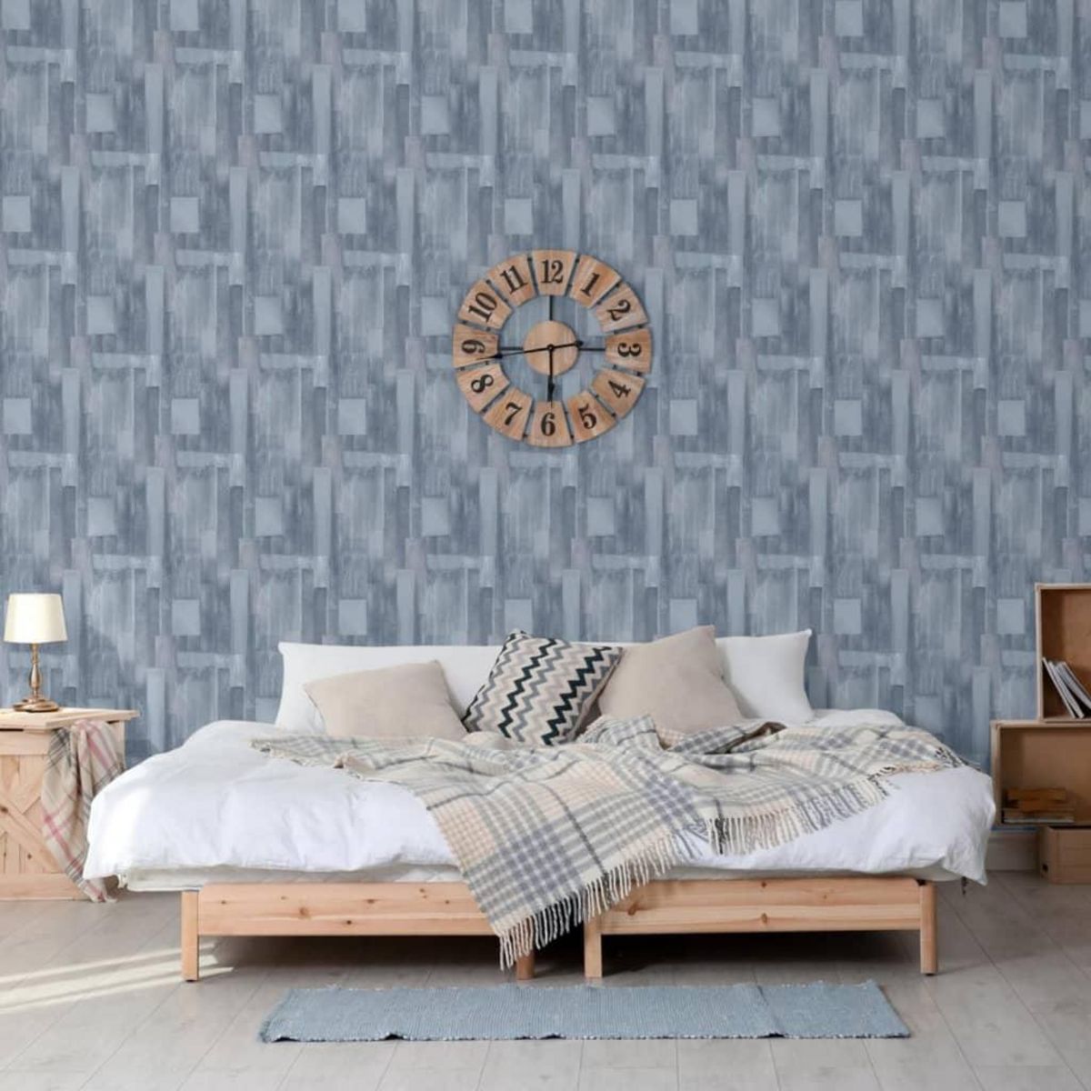 DUTCH WALLCOVERINGS DUTCH WALLCOVERINGS Papier peint Wood Gris