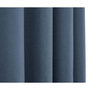 Voir la diapositive 2 : UNIVERS DECOR Paire de rideaux tamisant à œillets Effet Lin  Moonlight  Bleuet - Bleu - 2 Panneaux 140 x 260 cm