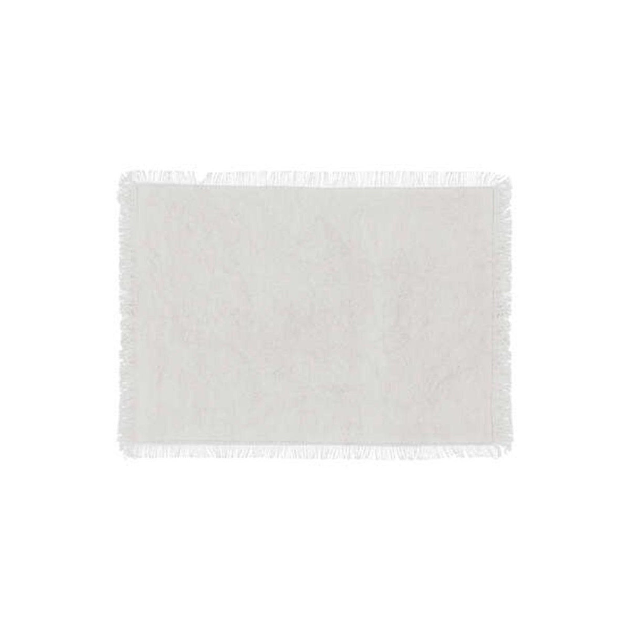 SECRET DE GOURMET Set de table déco  maha  30x45cm blanc