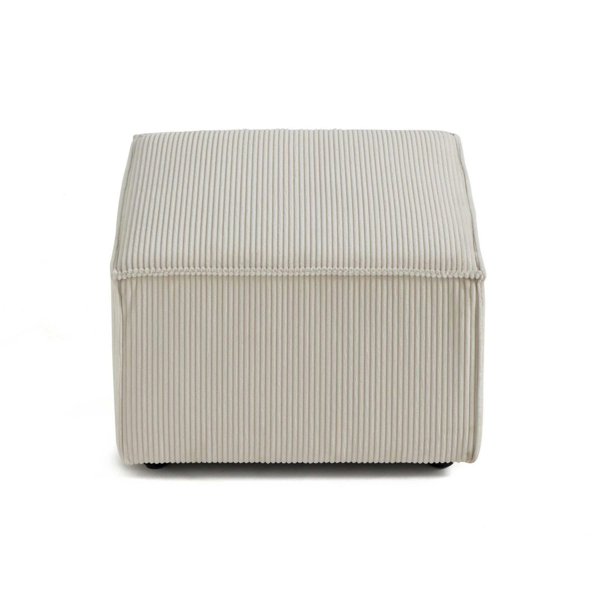 LISA DESIGN Arty - pouf d'appoint - en velours côtelé