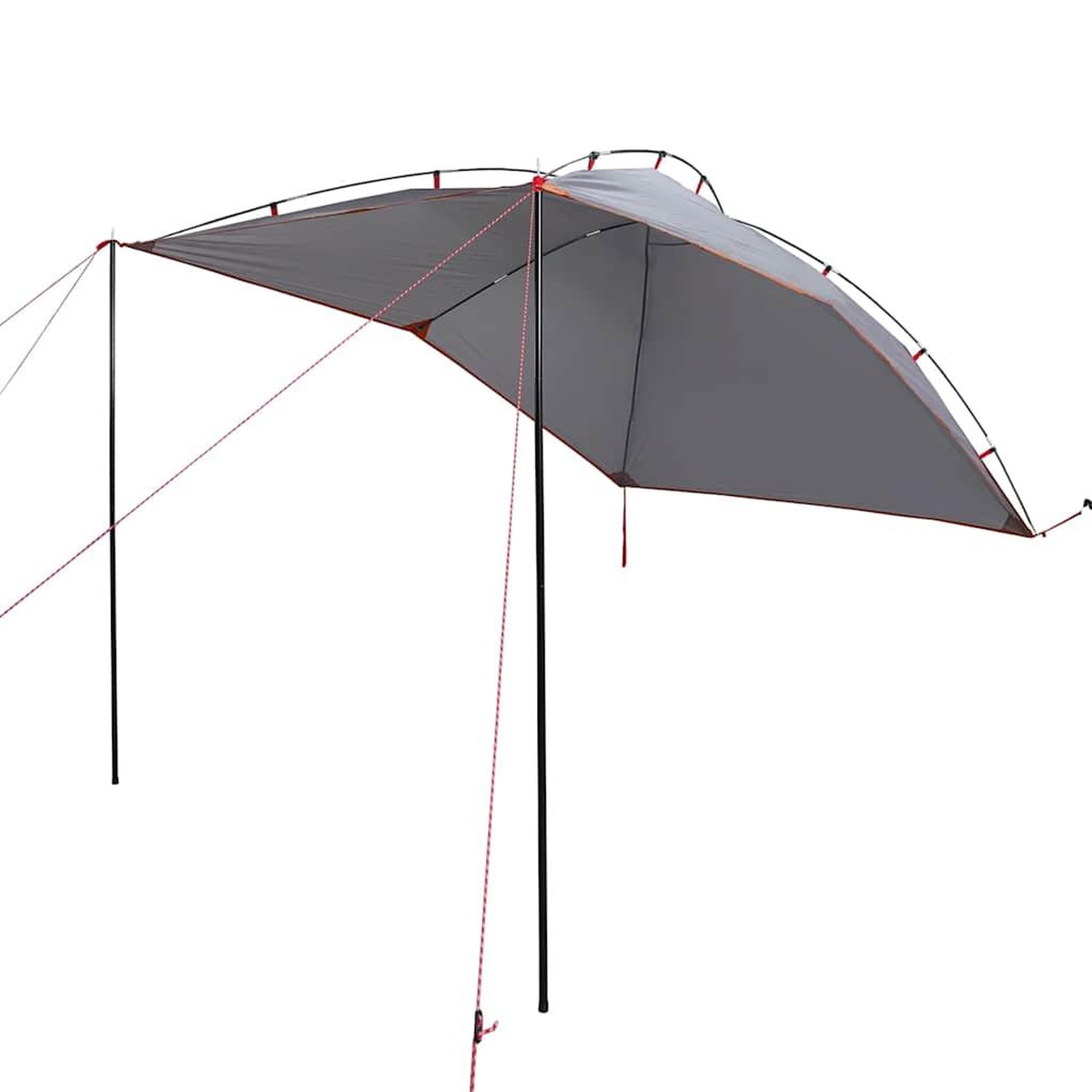 Voir la diapositive 2 : VIDAXL Tente de voiture gris et orange impermeable