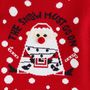 Voir la diapositive 2 : INEXTENSO Pull de noël "Snow must go on" garçon