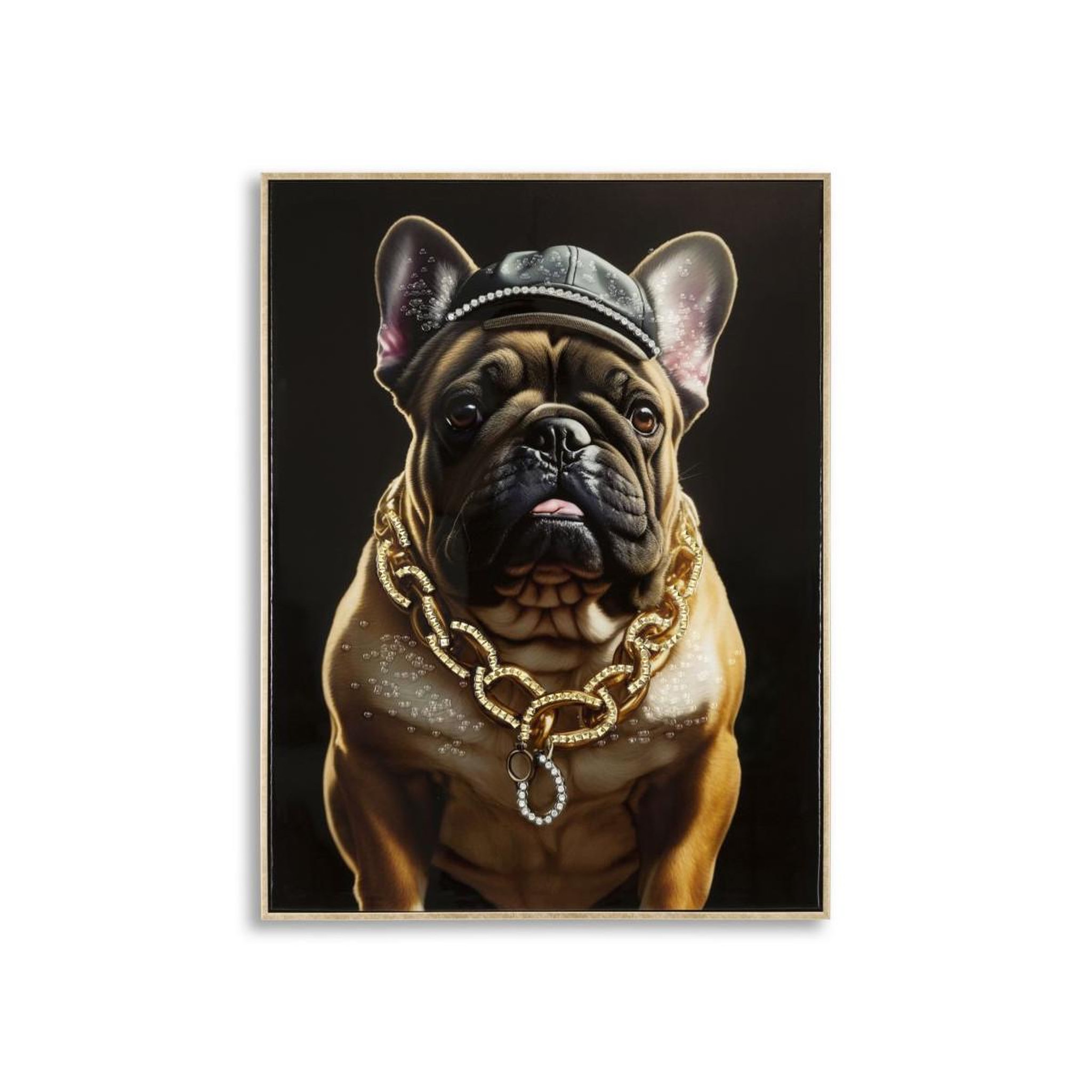 Paris Prix Tableau imprimé déco  bully  62x82cm multicolore