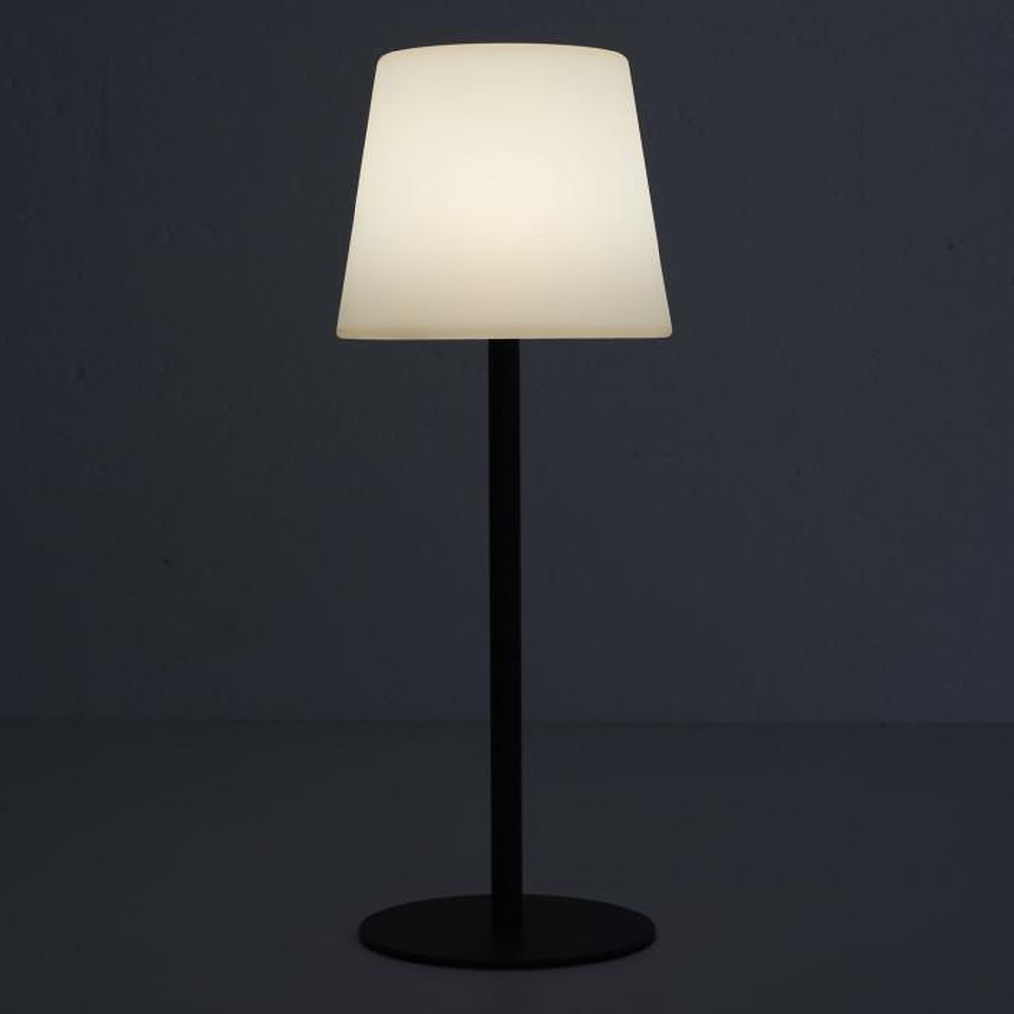 Voir la diapositive 3 : Paris Prix Lampe à Poser Extérieur  Rechargeable  40cm Noir