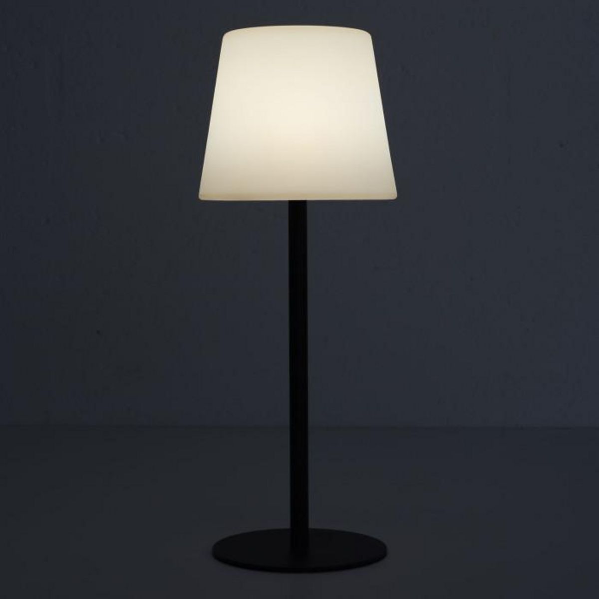 Paris Prix Lampe à Poser Extérieur  Rechargeable  40cm Noir