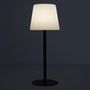 Voir la diapositive 3 : Paris Prix Lampe à Poser Extérieur  Rechargeable  40cm Noir