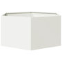 Voir la diapositive 5 : VIDAXL Jardiniere blanc hexagone 104x90x45 cm acier