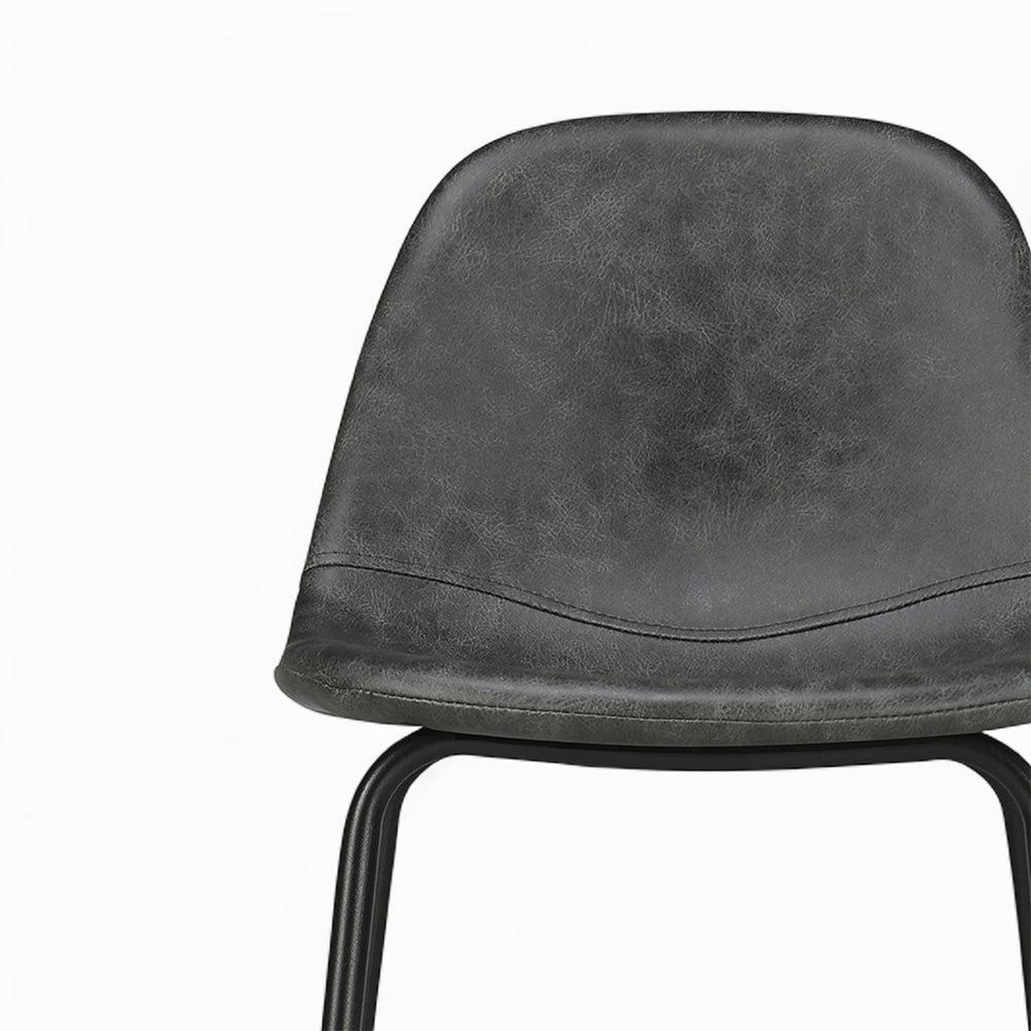 Voir la diapositive 6 : MAISON PAVANE Pack 4 chaises pour îlot central marron et gris/noir 65 cm-henrik