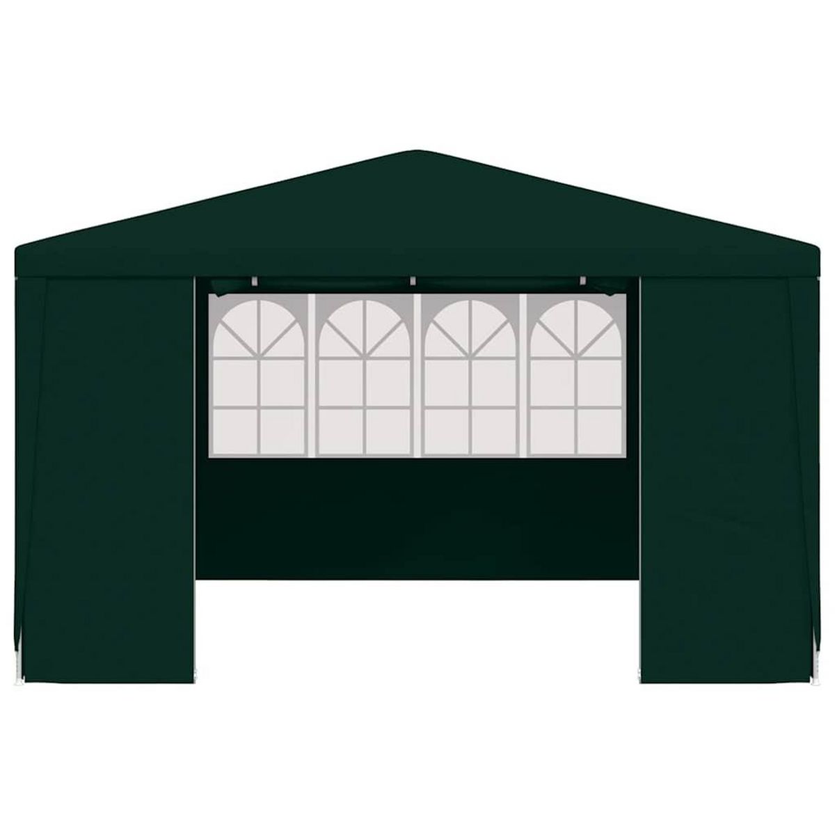 VIDAXL Tente de reception et parois laterales 4x4 m Vert 90 g/m^2