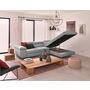 Voir la diapositive 4 : BEST MOBILIER Zaria - canapé d'angle droit - convertible avec coffre et têtières réglables - 5 places - en velours côtelé