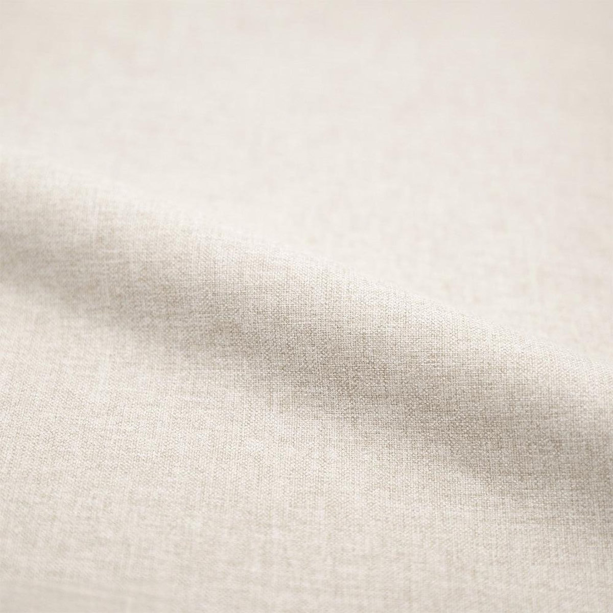 Rendez vous déco Lot de 2 chaises en tissu beige et pieds en métal noir - Verner