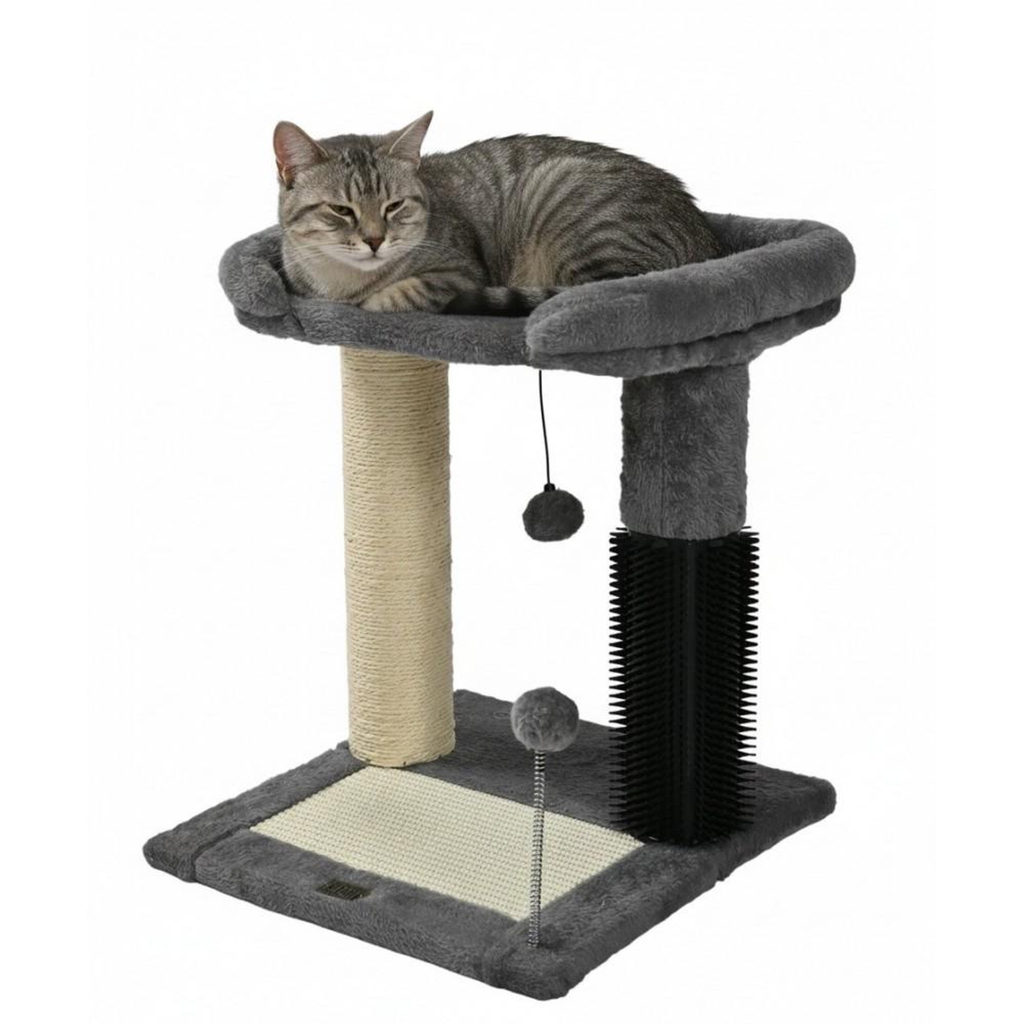 Voir la diapositive 2 : MON AMI LUKI Arbre à chat grande plateforme avec jouet, griffoir et grattoir