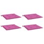 Voir la diapositive 3 : VIDAXL Coussins de chaise de jardin lot de 4 rose 40x40x3 cm