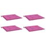 Voir la diapositive 3 : VIDAXL Coussins de chaise de jardin lot de 4 rose 40x40x3 cm