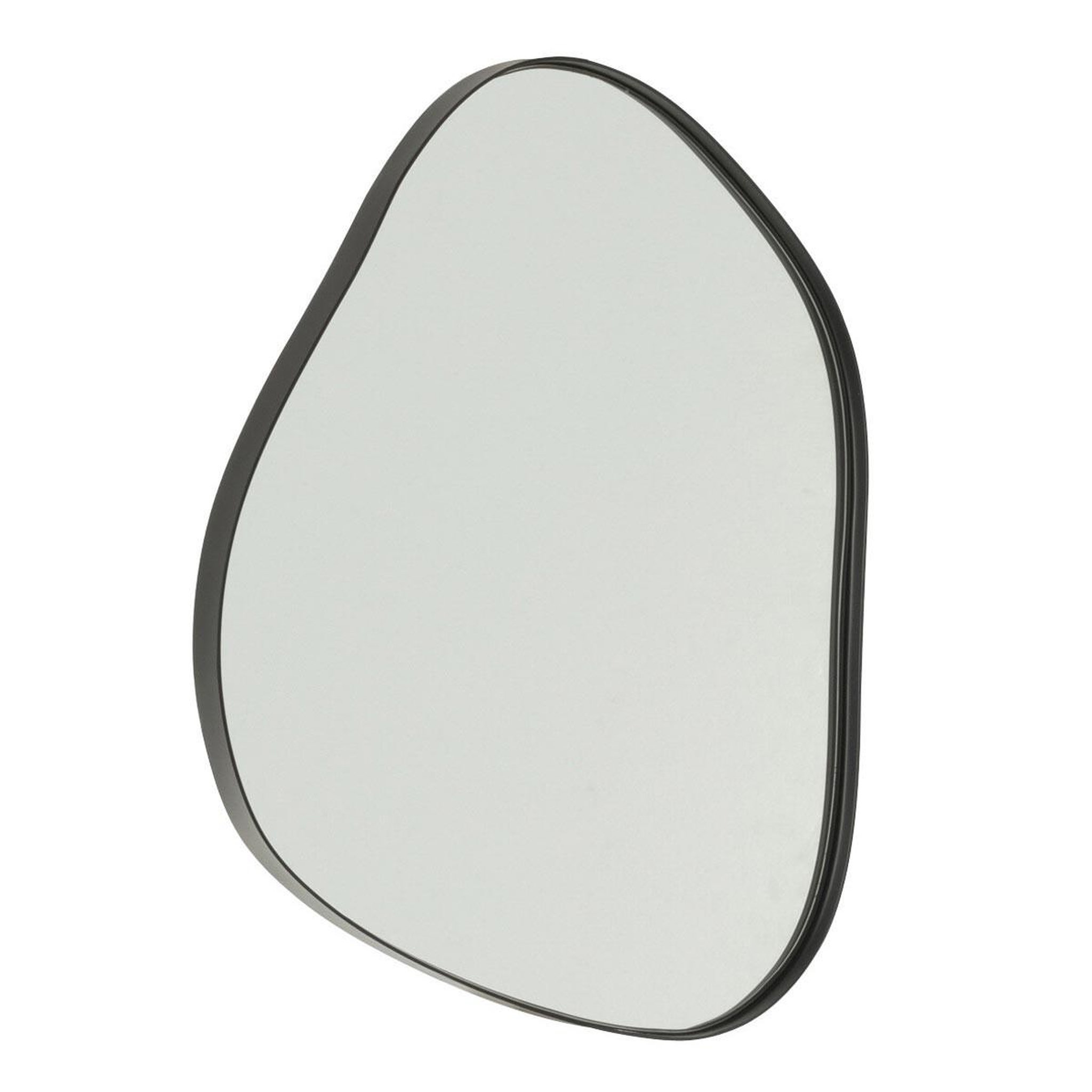 J-LINE Miroir Mural en Métal  Extrema  41cm Noir