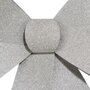Voir la diapositive 2 : FEERIC LIGHT & CHRISTMAS Nœud Déco à Paillettes  Colorama  30cm Argent