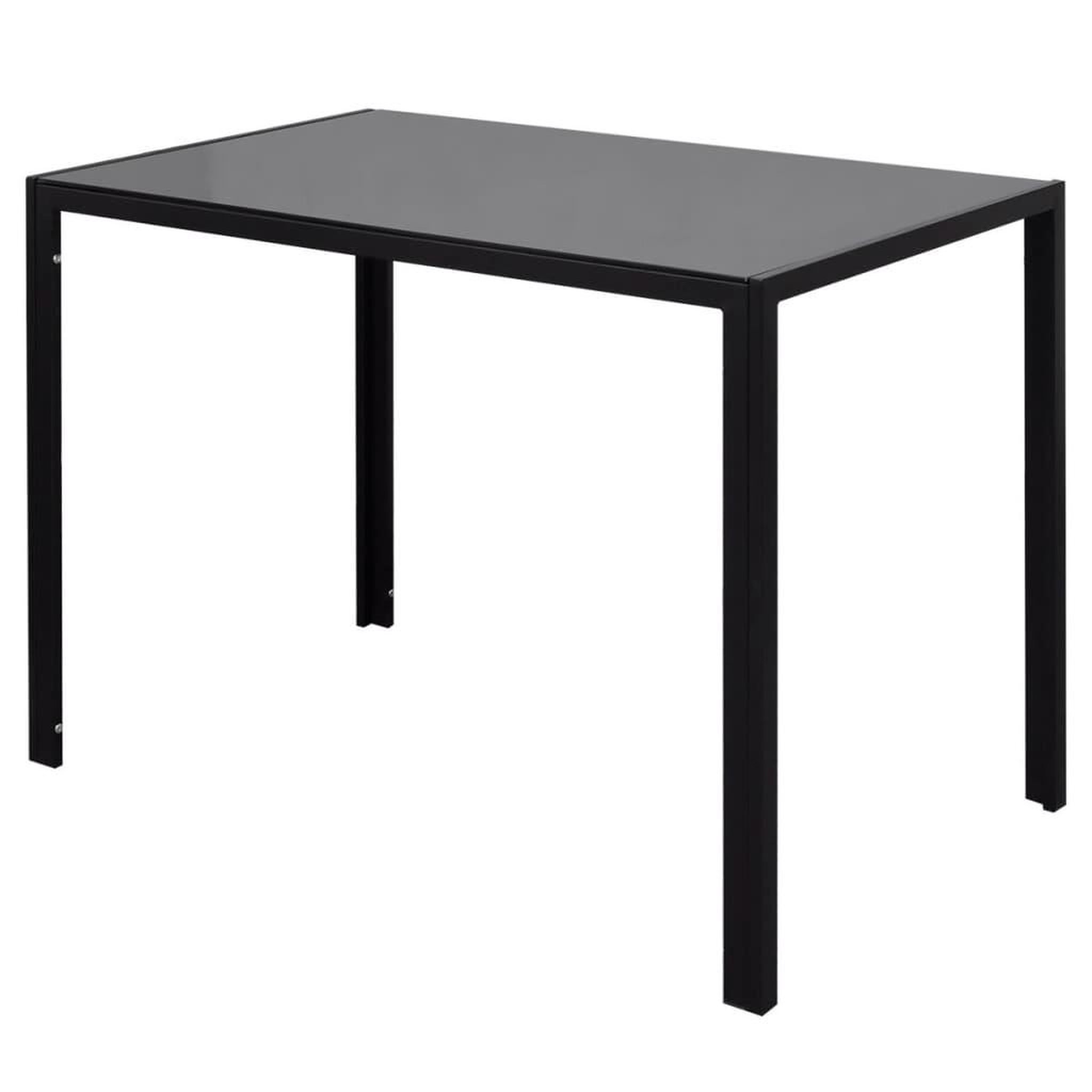 Voir la diapositive 3 : VIDAXL Ensemble de table a manger sept pieces noir