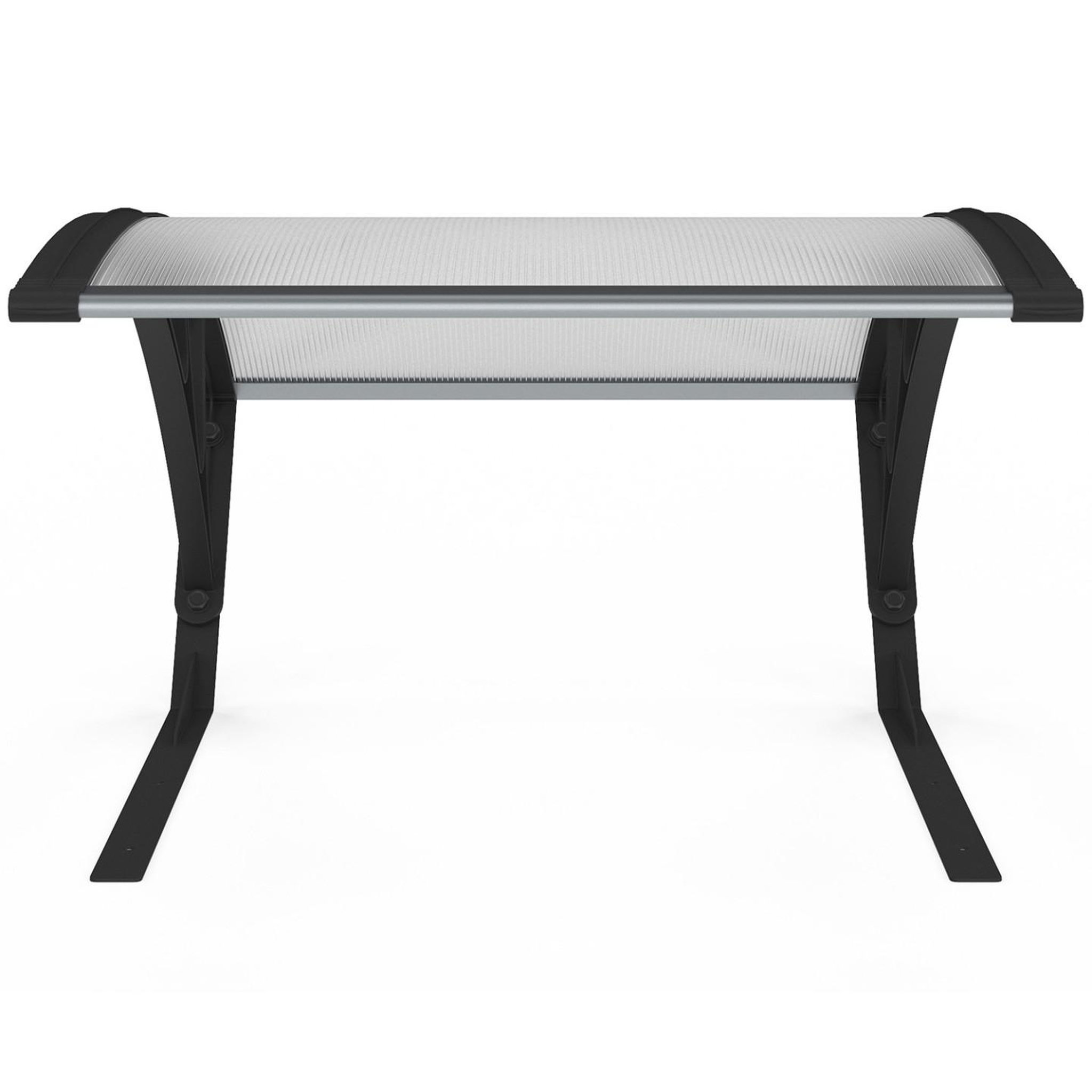Voir la diapositive 3 : ID MARKET Toit de protection UV en polycarbonate pour robot tondeuse gris anthracite