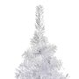 Voir la diapositive 3 : VIDAXL Arbre de Noël artificiel pre-eclaire/boules argente 150 cm PET