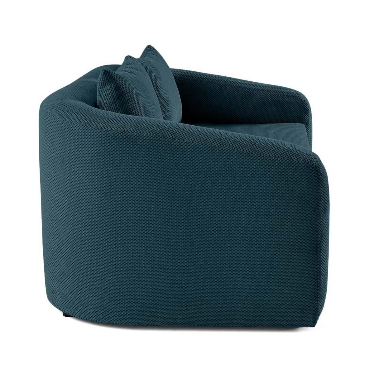 BEST MOBILIER Nuvia - canapé convertible déplimousse 2 places en velours texturé