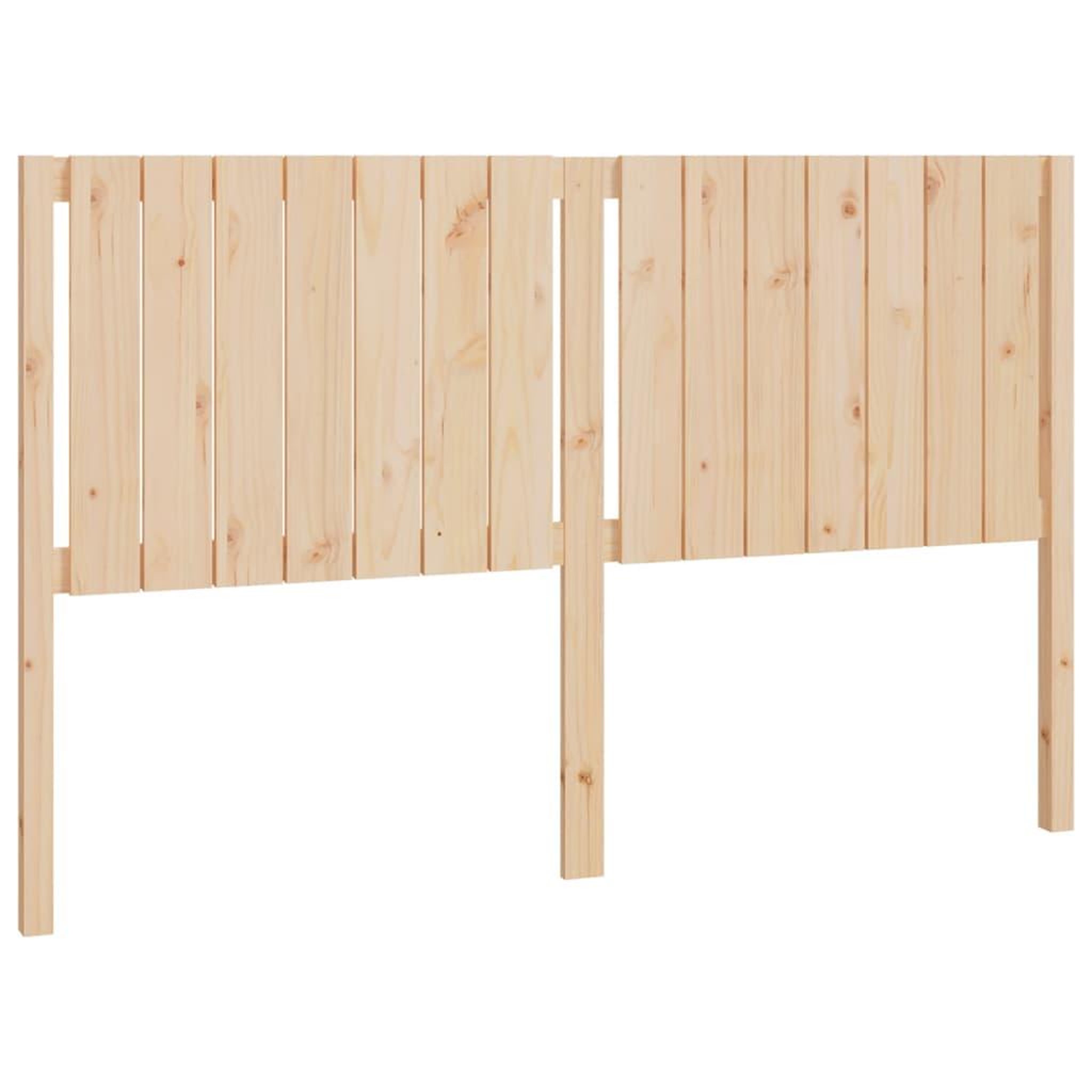 Voir la diapositive 2 : VIDAXL Tete de lit 165,5x4x100 cm Bois massif de pin