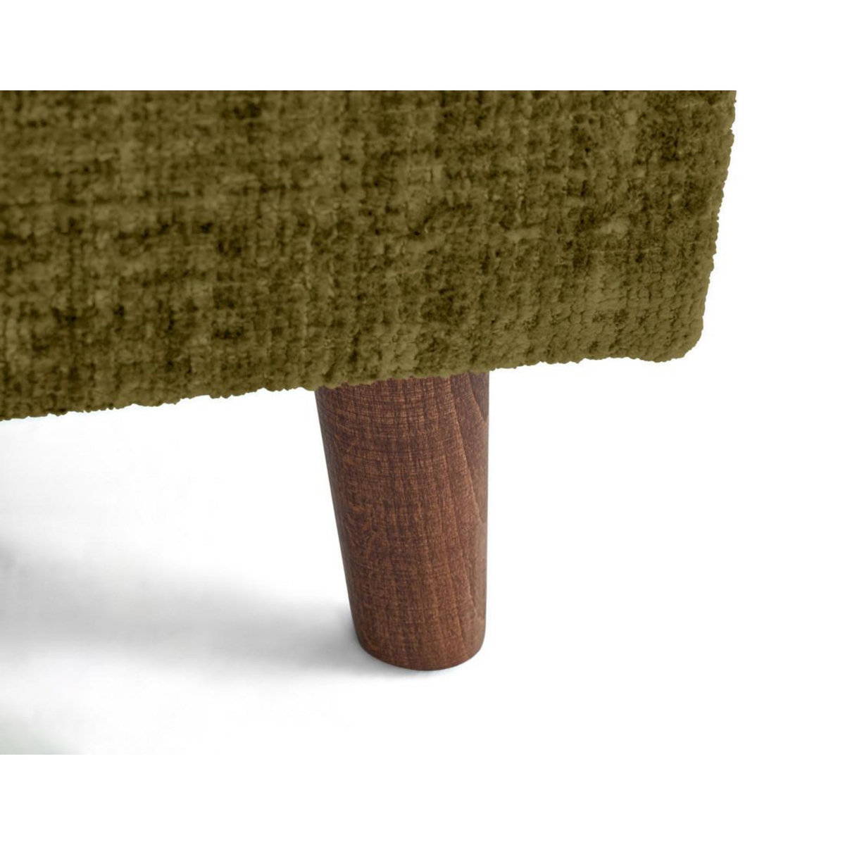 LISA DESIGN Rune - canapé panoramique d'angle droit 7 places en velours texturé