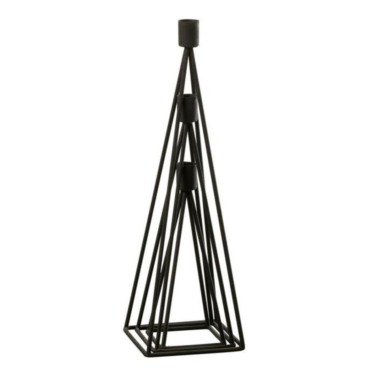 Paris Prix Lot de 3 Chandeliers Design  Désiré  38cm Noir