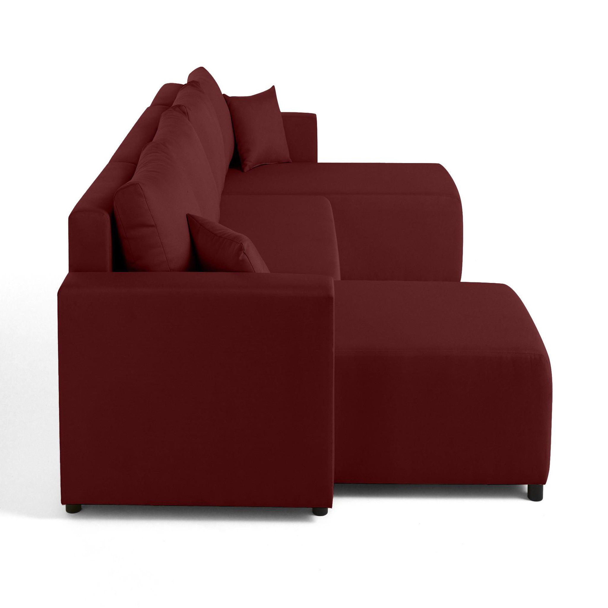 Voir la diapositive 6 : BEST MOBILIER Regala - canapé panoramique - 7 places - convertible avec coffre - en tissu