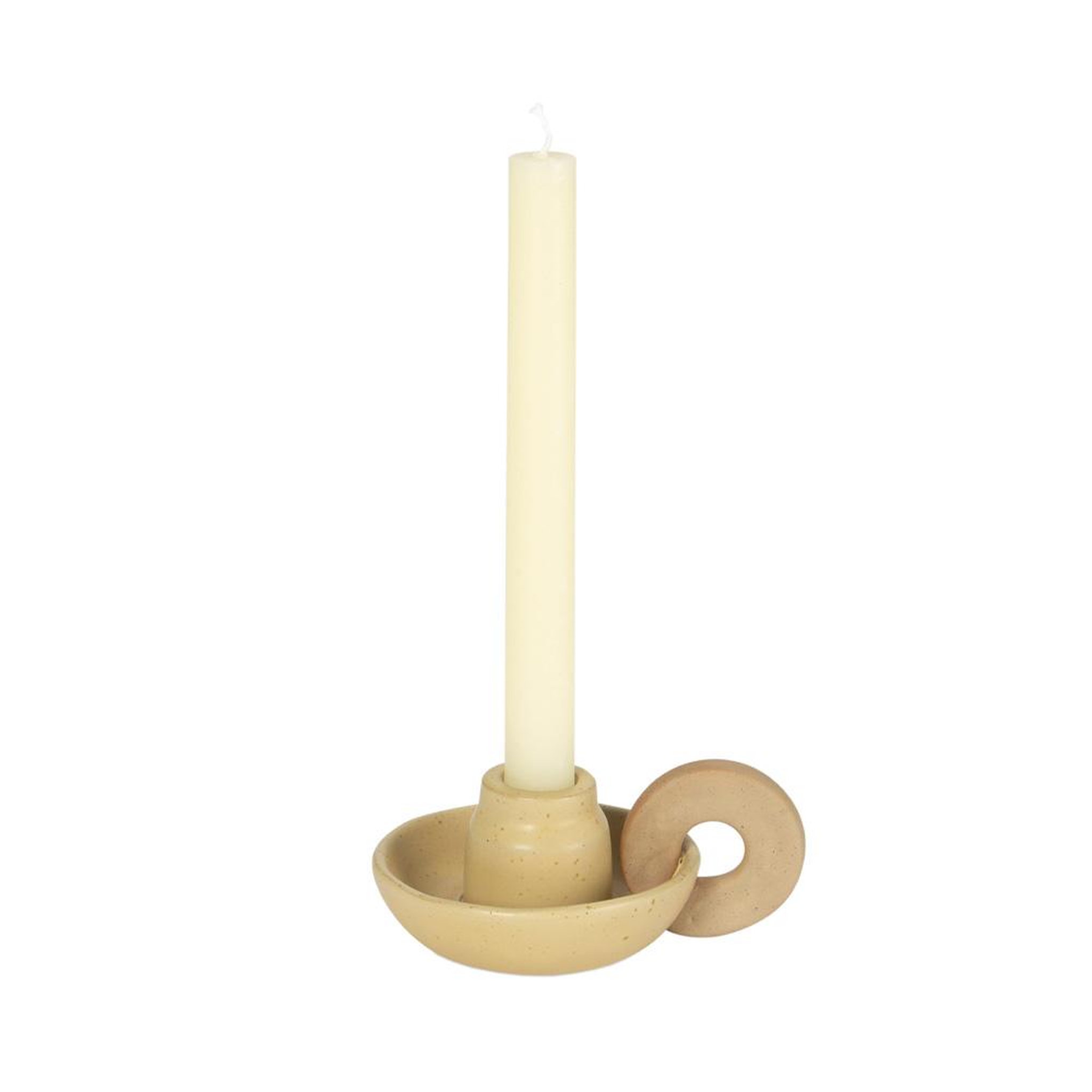 MAISON AUBERTIN Chandelier céramique beige notte