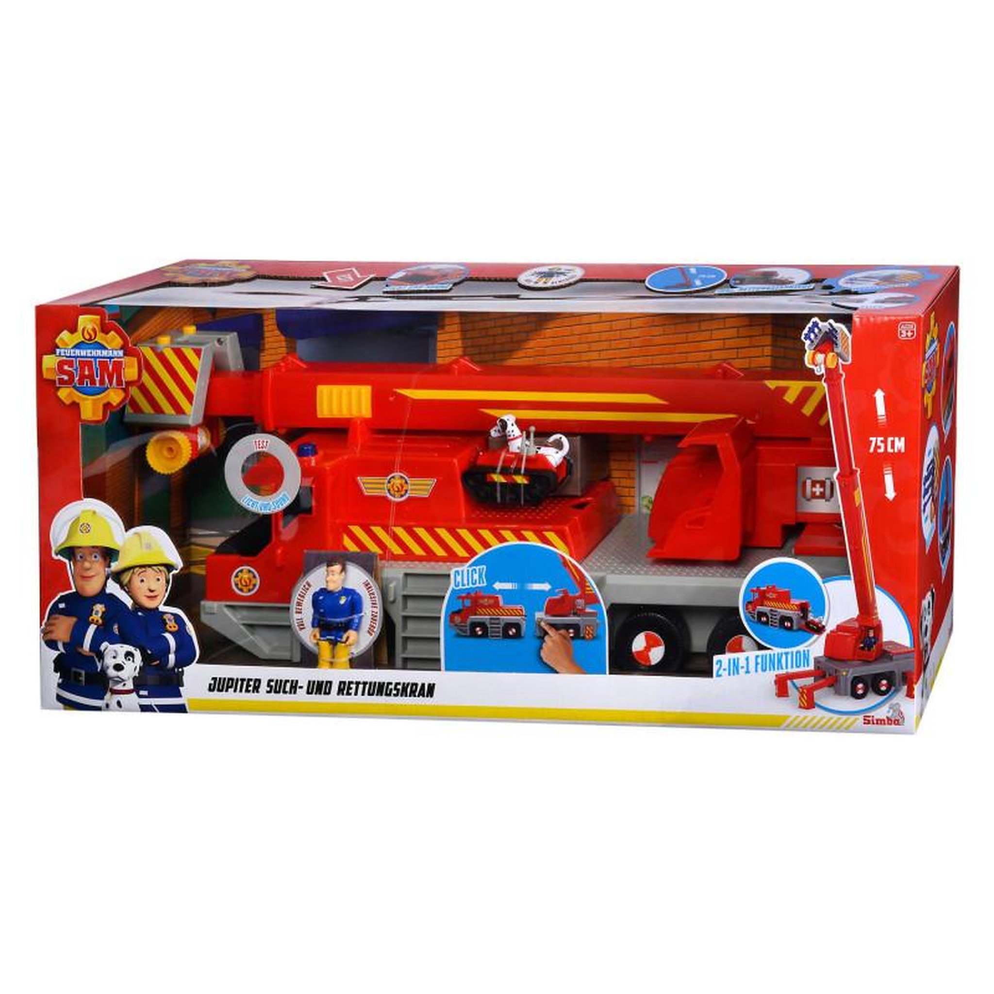 Voir la diapositive 2 : SIMBA Simba - Fireman Sam Rescue Crane 2in1 109252517