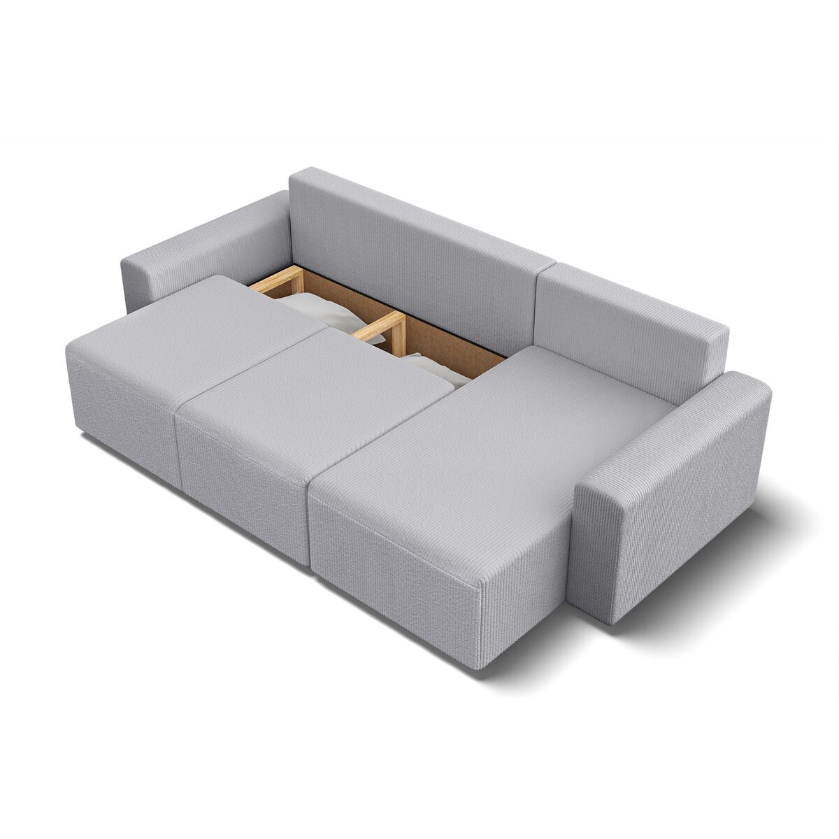 Canapé d'angle convertible et réversible velours côtelé JOY