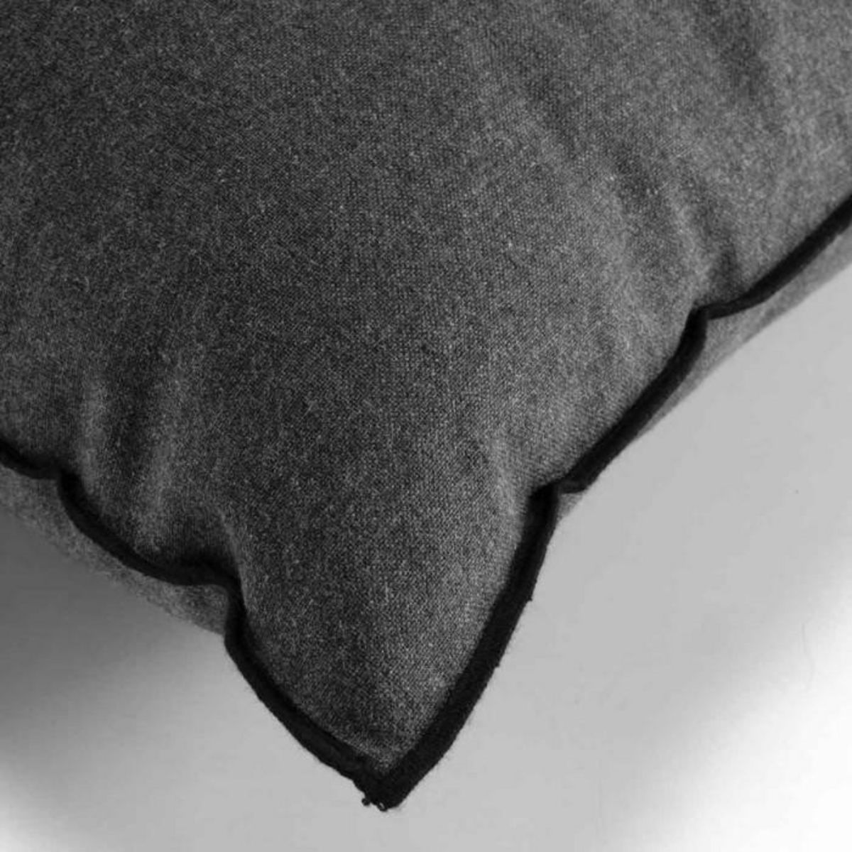 Paris Prix Coussin Déco  Mistraline  40x60cm Anthracite
