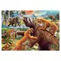 RAVENSBURGER Puzzle 2x24 piece - mammouths et dinosaures