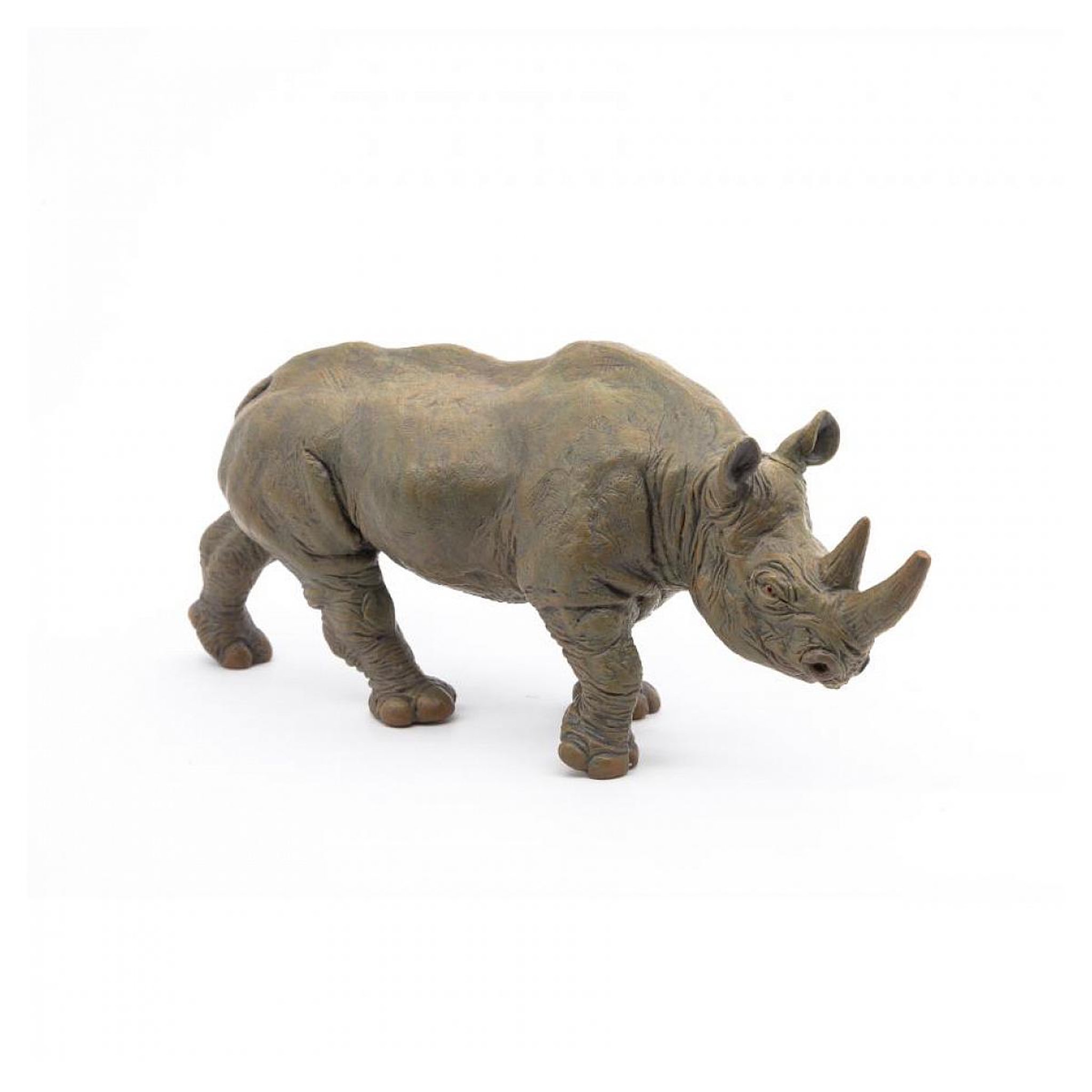 Voir la diapositive 2 : Papo Rhinocéros noir  figurine