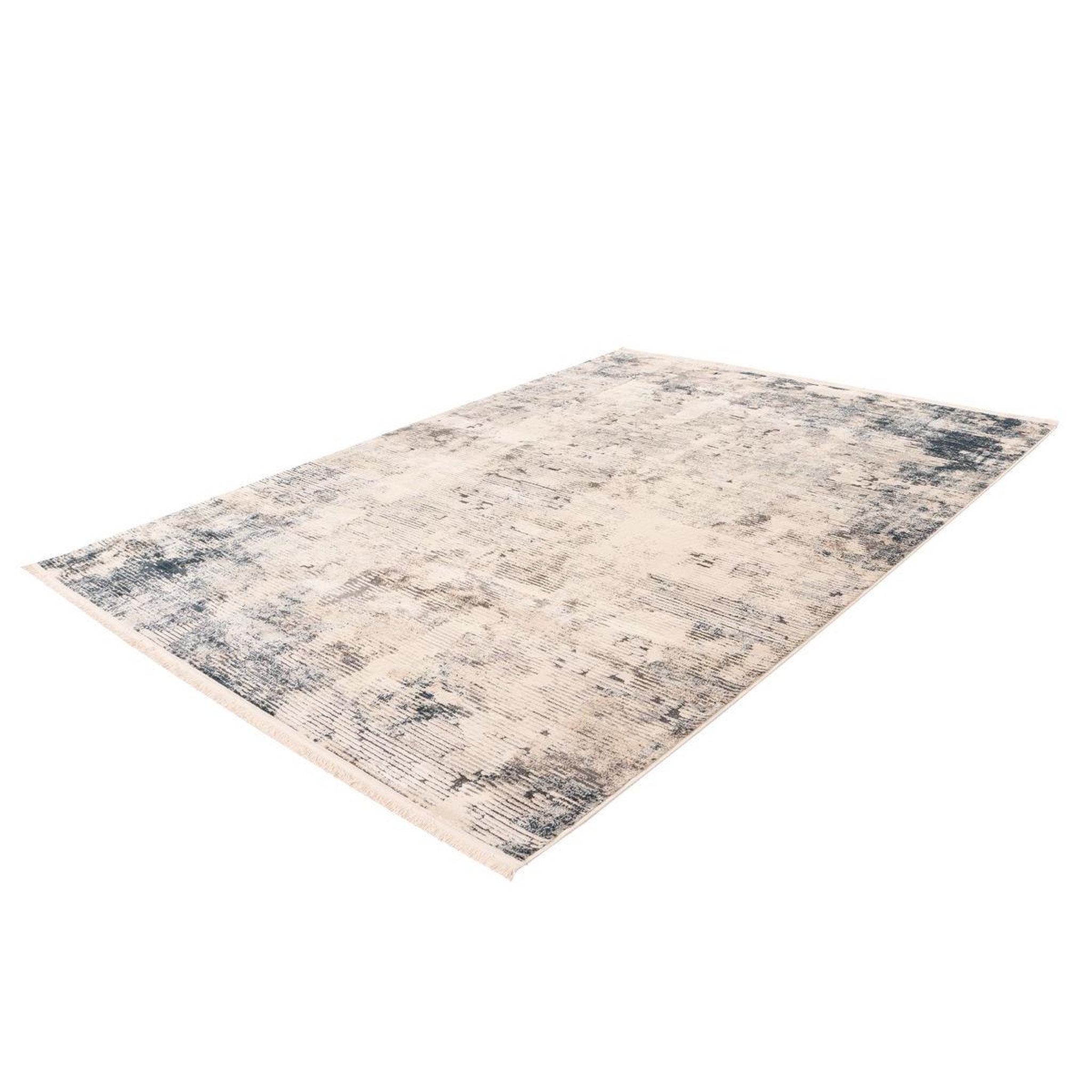 Voir la diapositive 4 : Paris Prix Tapis imprimé vintage délavé  palace  bleu
