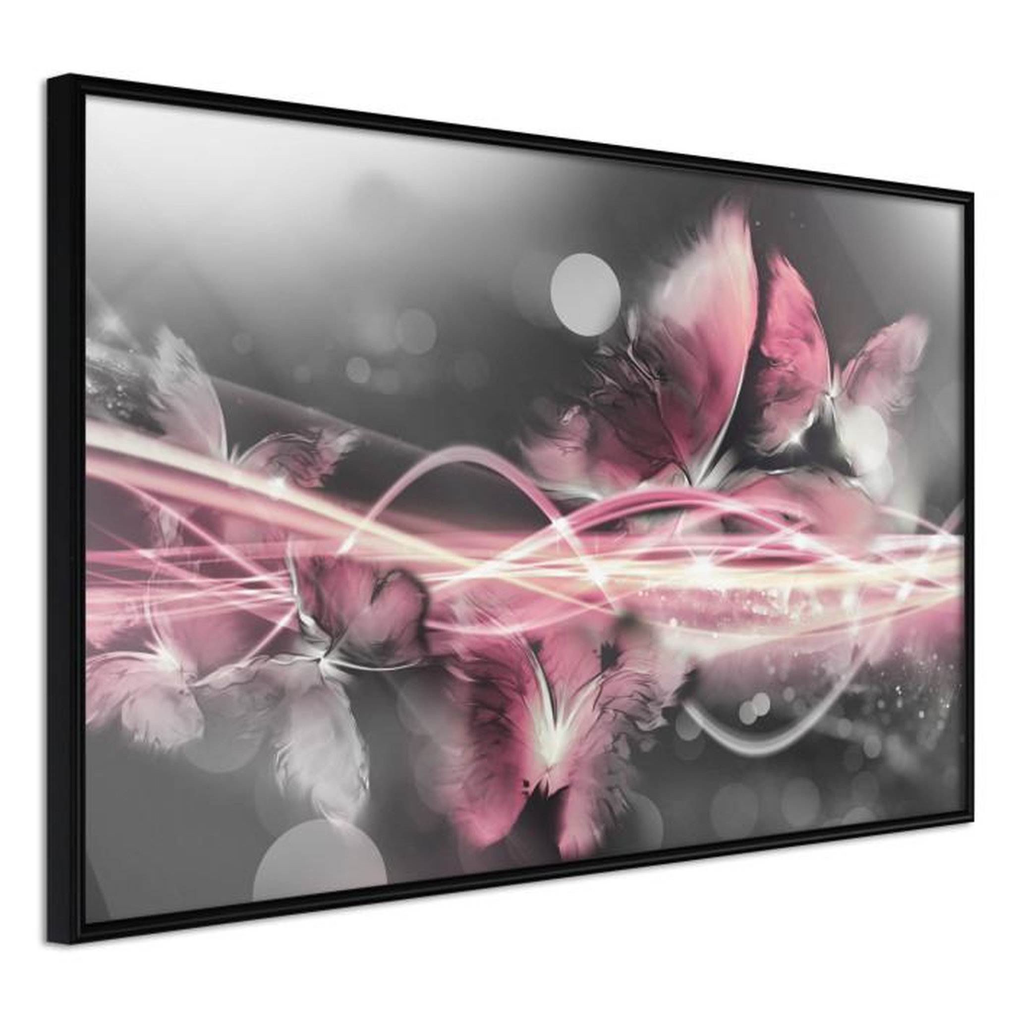 Paris Prix Affiche Murale Encadrée  Moments Like Butterflies. Coloris disponibles : Noir, Jaune