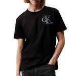 CALVIN KLEIN JEANS T shirt  Homme Calvin Klein Jeans Meta Monogram. Coloris disponibles : Noir